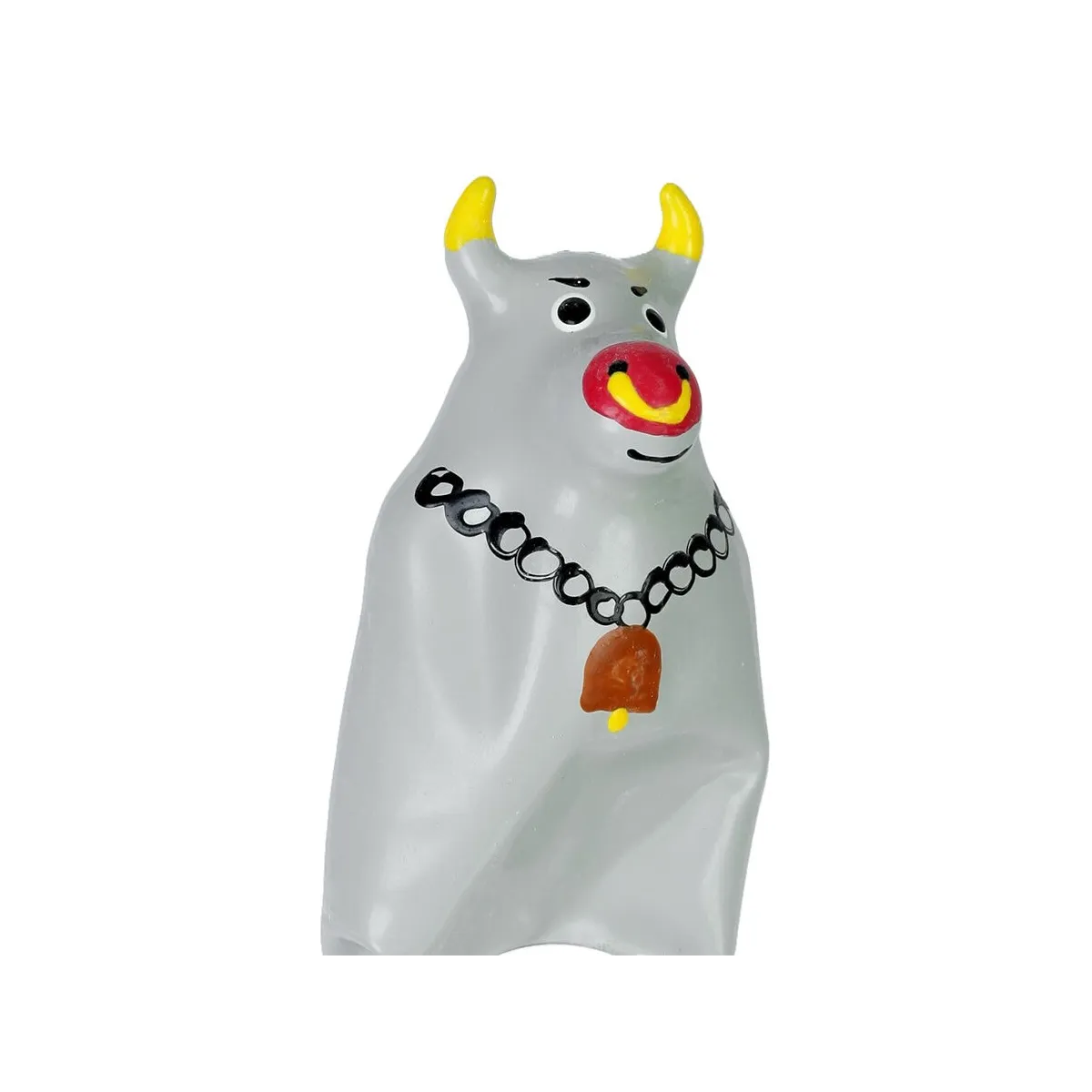 Handbemaltes Kondom Grauer Stier Modell XL von Kondomerie | Fesselliebe.de