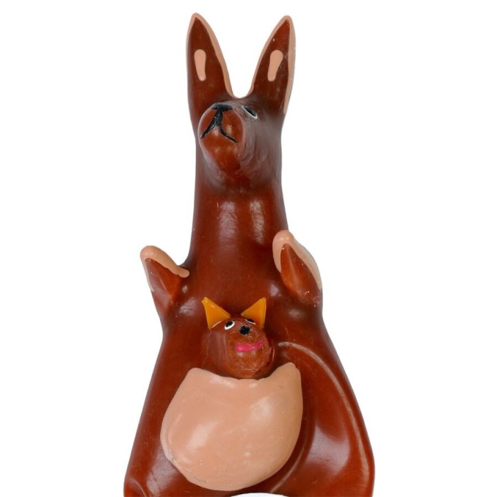 Handbemaltes Kondom Känguru Modell XL von Kondomerie | Fesselliebe.de