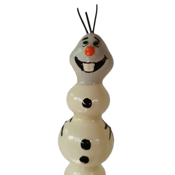 Handbemaltes Kondom Süsser Schneemann XL von Kondomerie | Fesselliebe.de