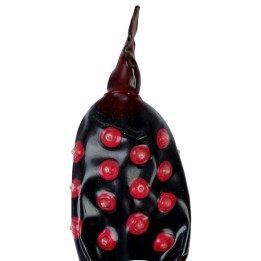 Handbemaltes Kondom Schwarzer Fakir XL von Kondomerie | Fesselliebe.de