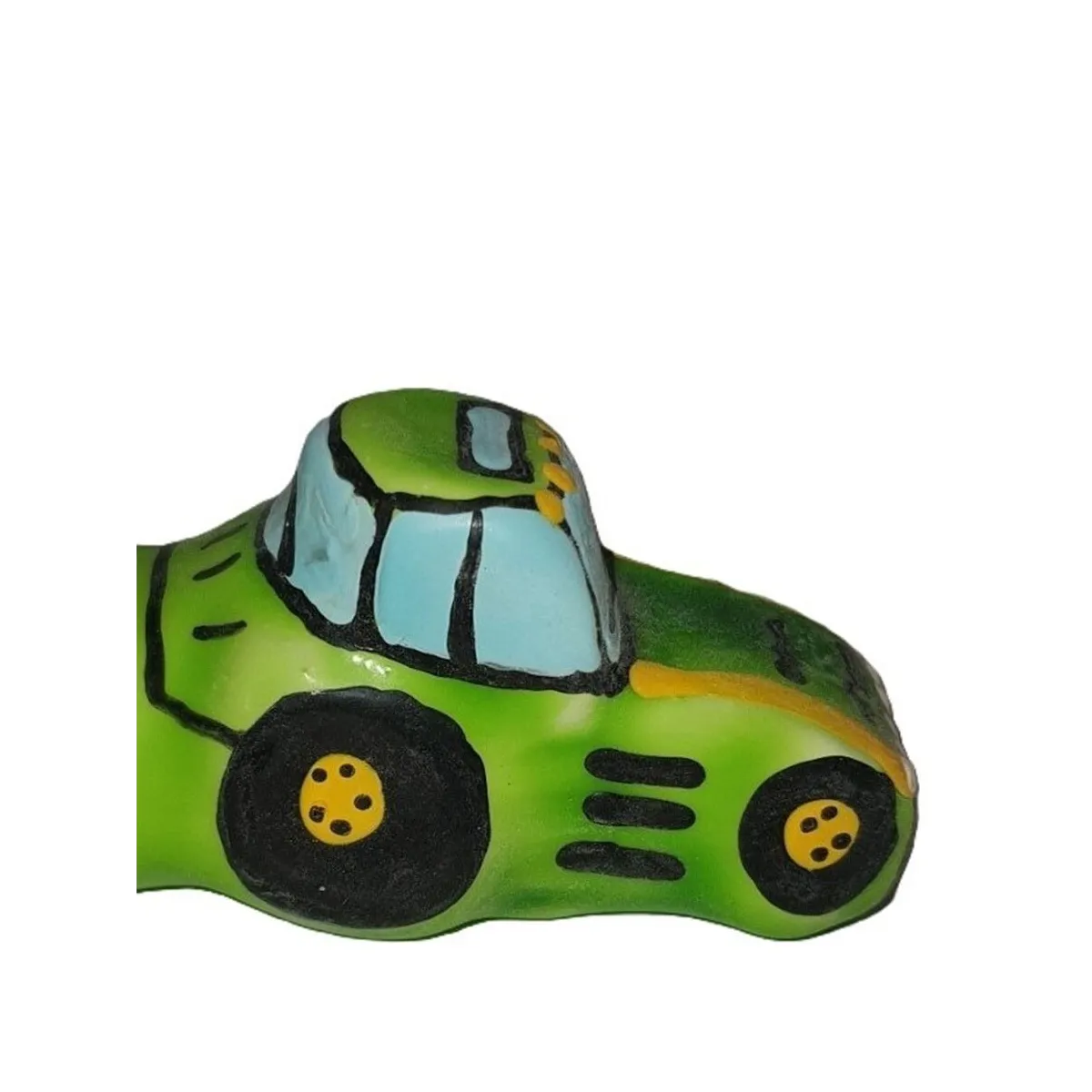 Handbemaltes Kondom Traktor Grün XL von Kondomerie | Fesselliebe.de