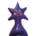 Handbemaltes Kondom Happy Star XL von Kondomerie