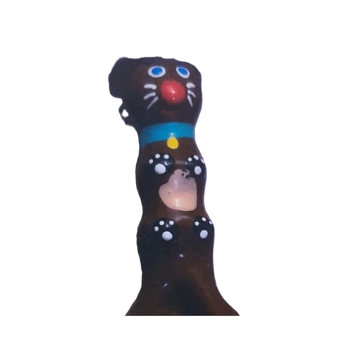 Handbemaltes Kondom Brauner Dackel XL von Kondomerie | Fesselliebe.de