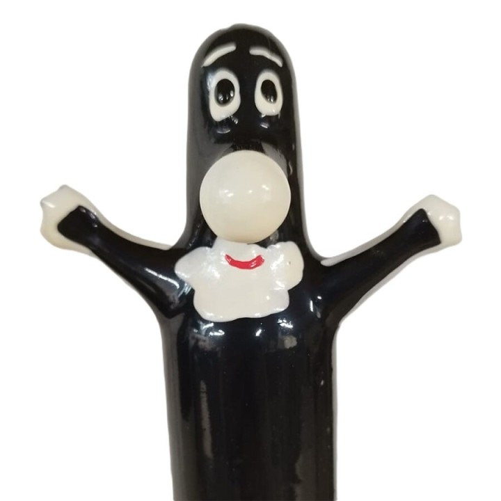 Handbemaltes Kondom Happy Puppet XL von Kondomerie | Fesselliebe.de