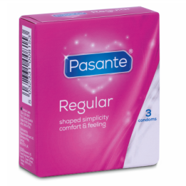 Kondom Regular Reihe 3 Stück von Pasante | Fesselliebe.de