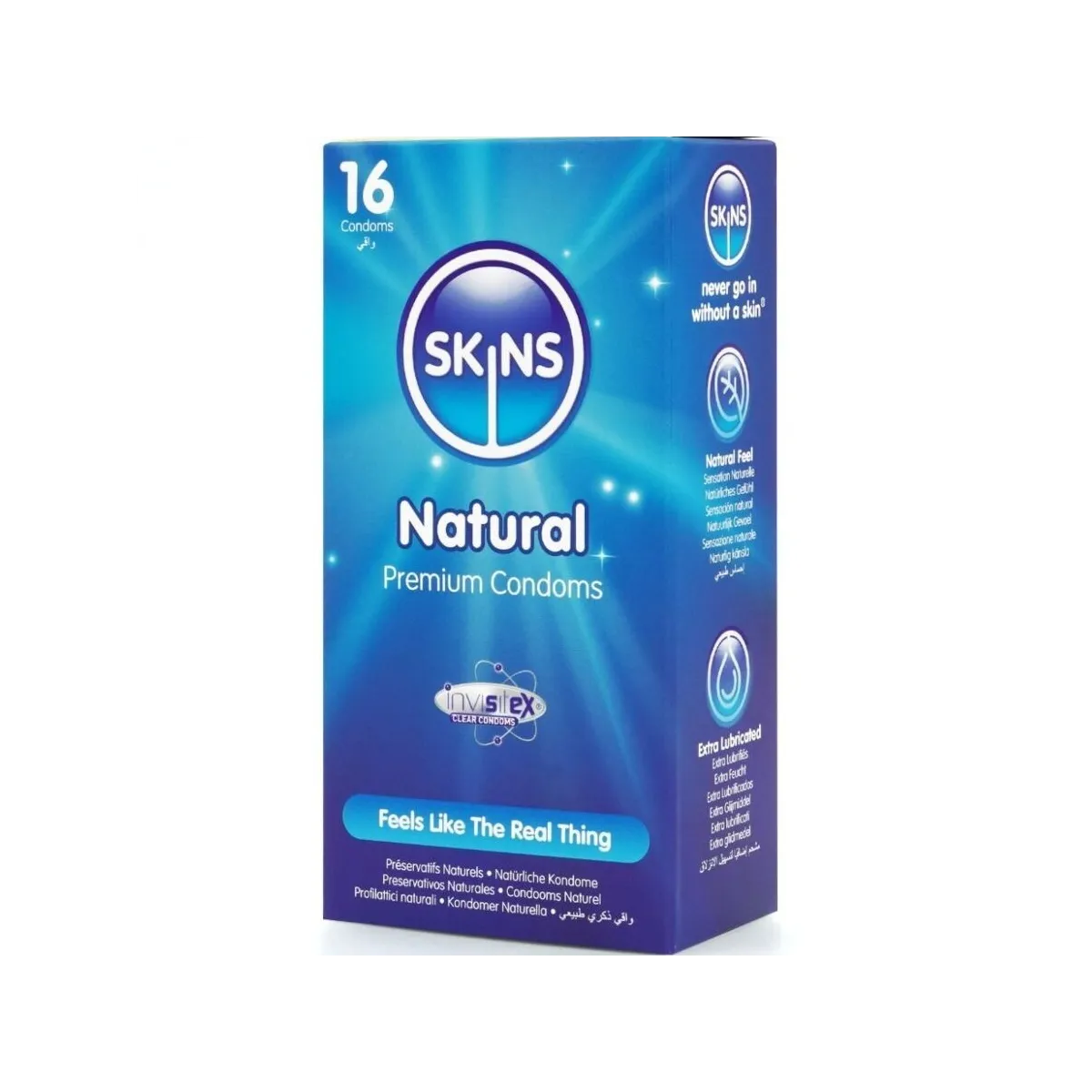 Natürliche Premium-Kondome Packung 16 von Skins | Fesselliebe.de