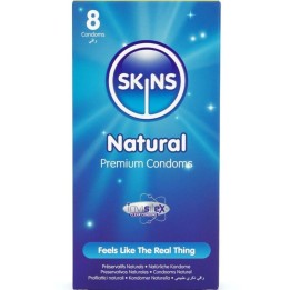 Natürliche Premium-Kondome Packung 8 von Skins | Fesselliebe.de