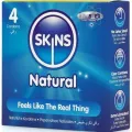 Natürliche Premium-Kondome Packung 4 von Skins