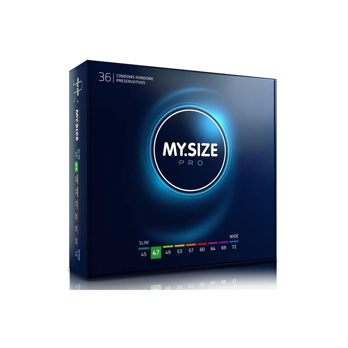 Pro Kondome 47 Mm 36 Stück von My Size Pro | Fesselliebe.de