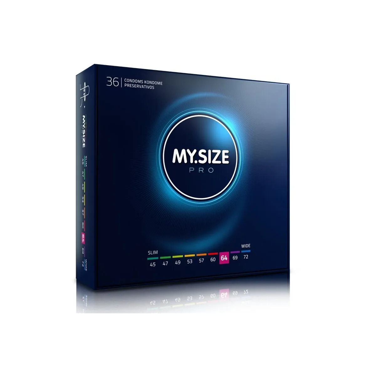 Pro Kondome 64 Mm 36 Stück von My Size Pro | Fesselliebe.de