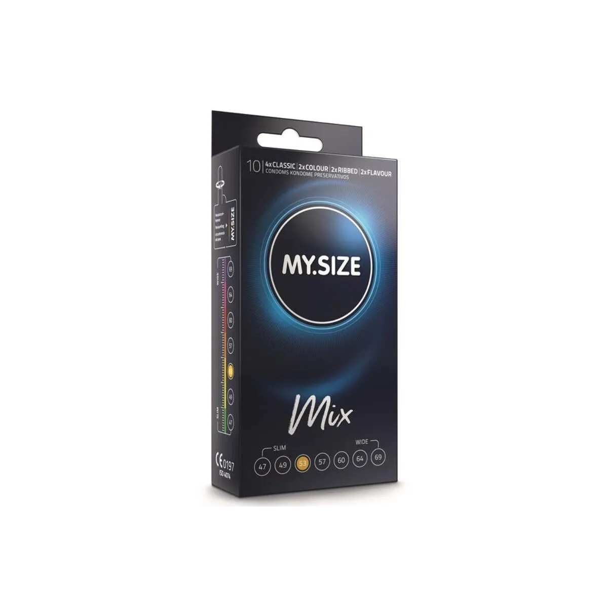 Mix Kondome 53 Mm 10 Stück von My Size Mix | Fesselliebe.de