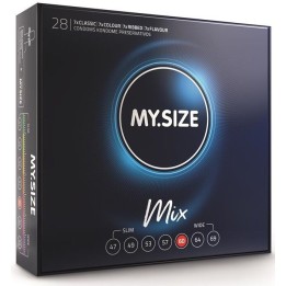 Mix Kondome 60 Mm 28 Stück von My Size Mix | Fesselliebe.de