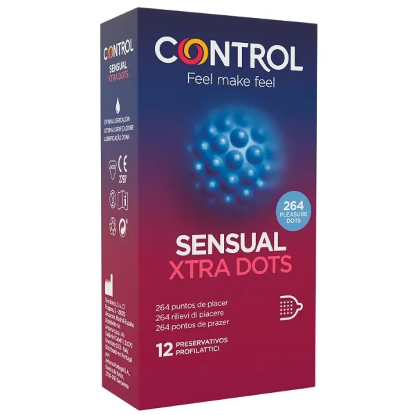 Xtra Dots 12 Stück von Control Kondoms | Fesselliebe.de