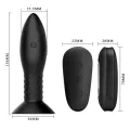 Stecker mit Schwarzen Rotierenden Bällen mit Fernbedienung von Mr Play