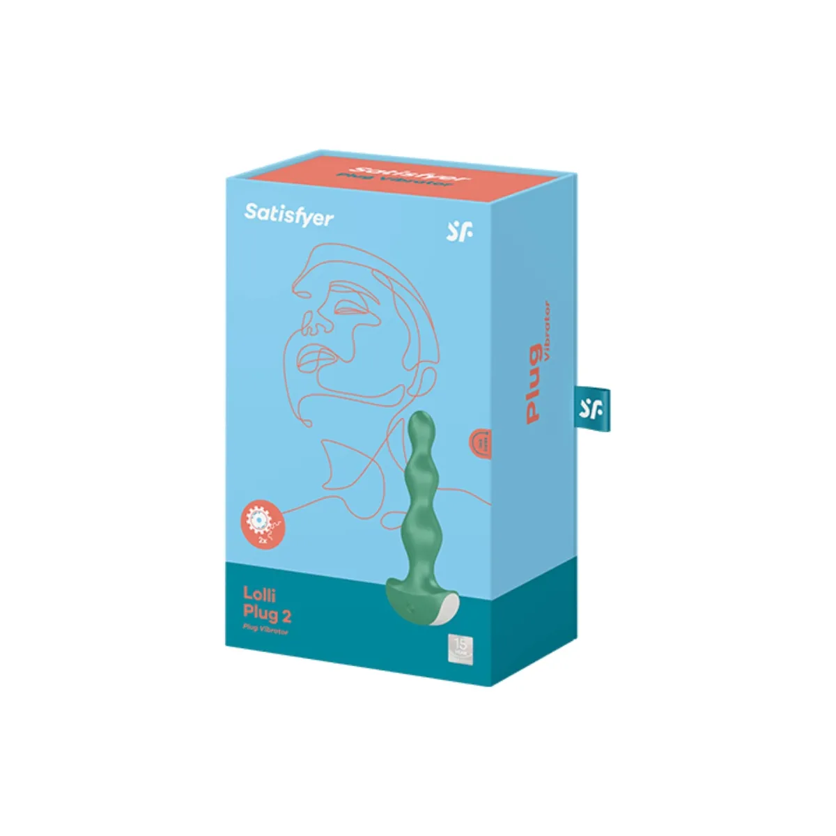 Lolli Plug 2 Plug Vibrator Grün von Satisfyer Plugs | Fesselliebe.de