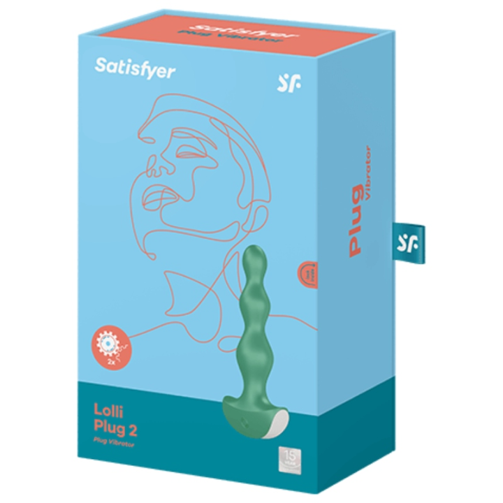 Lolli Plug 2 Plug Vibrator Grün von Satisfyer Plugs | Fesselliebe.de