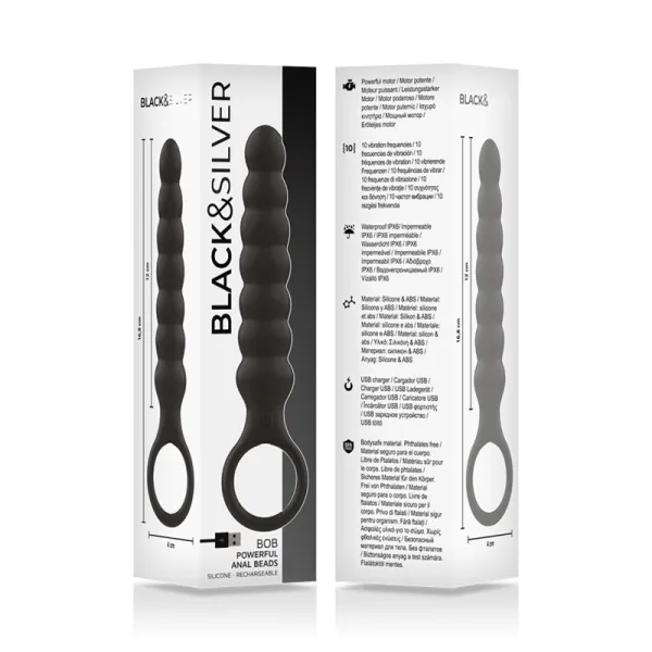Bob Leistungsstarker Anal-Dilator aus Silikon von Black&Silver | Fesselliebe.de