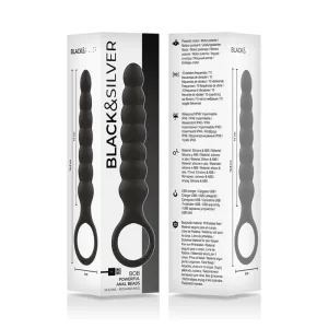 Bob Leistungsstarker Anal-Dilator aus Silikon von Black&Silver