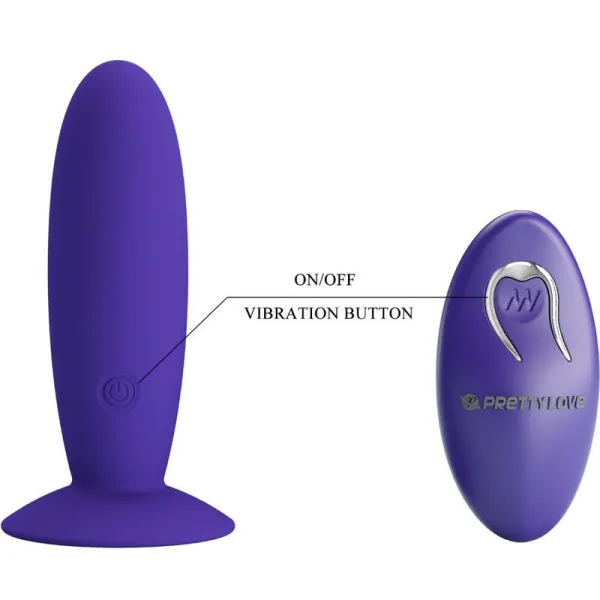 Jugendplug Analvibrator mit Fernbedienung Violett von Pretty Love Youth | Fesselliebe.de