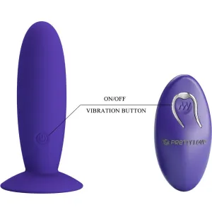 Jugendplug Analvibrator mit Fernbedienung Violett von Pretty Love Youth