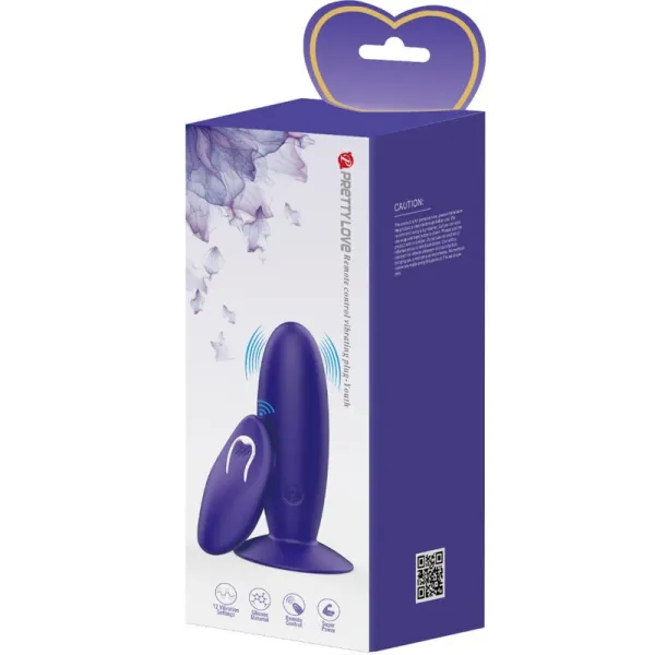 Jugendplug Analvibrator mit Fernbedienung Violett von Pretty Love Youth | Fesselliebe.de