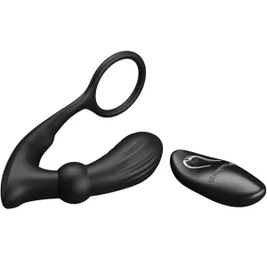 Warren Black Analring & Vibrator von Pretty Love Bottom