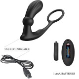 Warren Black Analring & Vibrator von Pretty Love Bottom | Fesselliebe.de