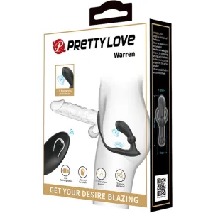 Warren Black Analring & Vibrator von Pretty Love Bottom
