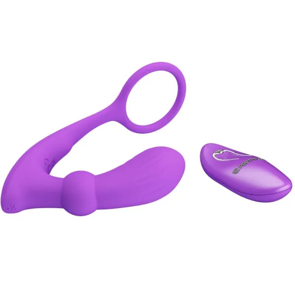 Warren Ring & Violett Analvibrator von Pretty Love Bottom | Fesselliebe.de