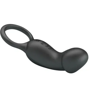 Warren Black Analring & Vibrator von Pretty Love Bottom