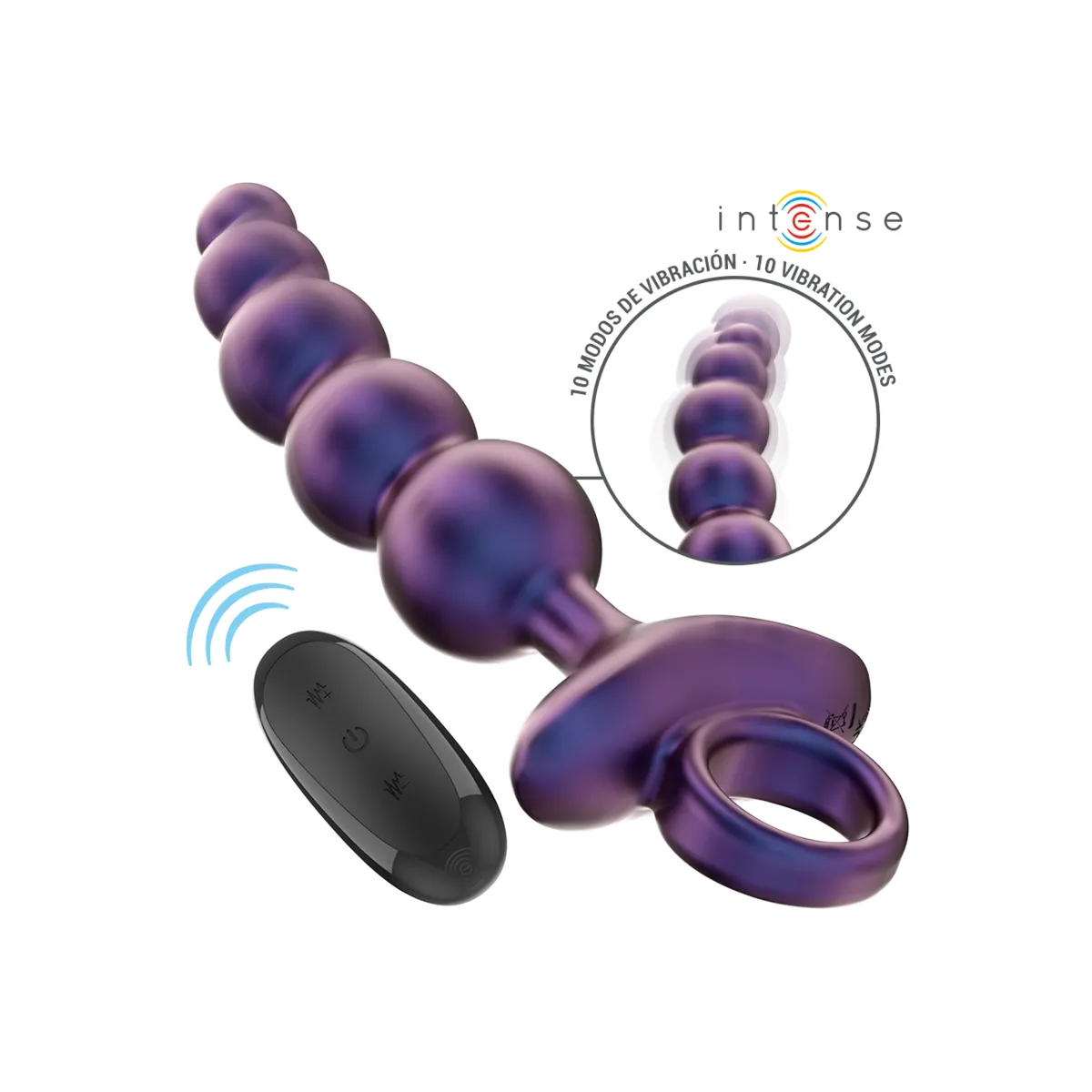 Tito Vibrierender Analstecker Modell 3 mit Fernbedienung von Intense Anal Toys | Fesselliebe.de