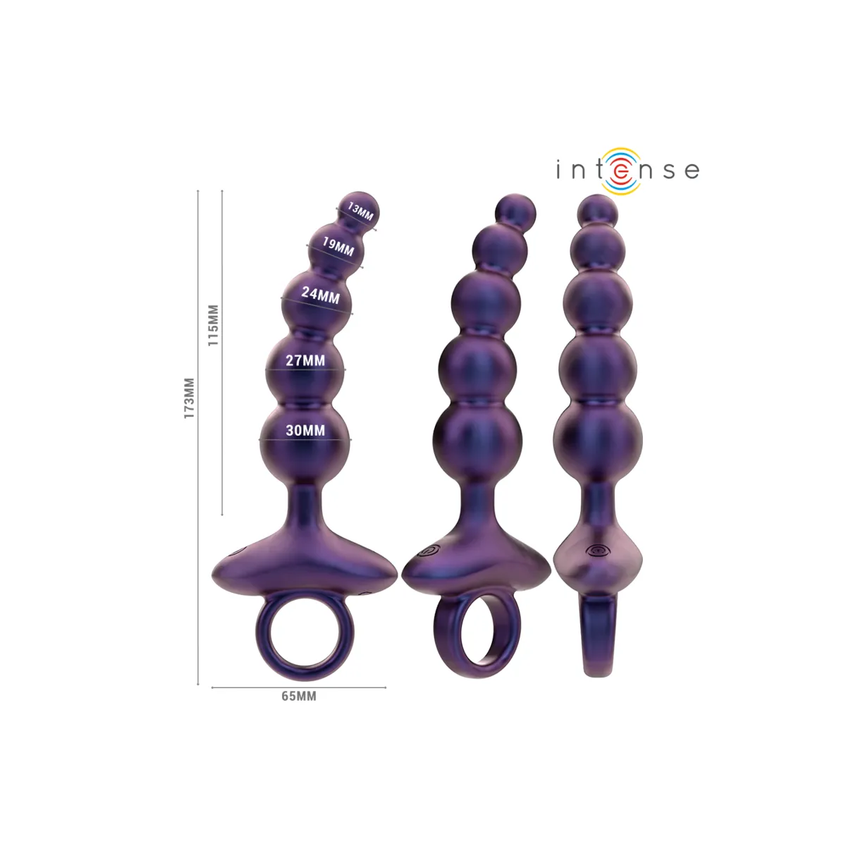 Tito Vibrierender Analstecker Modell 3 mit Fernbedienung von Intense Anal Toys | Fesselliebe.de