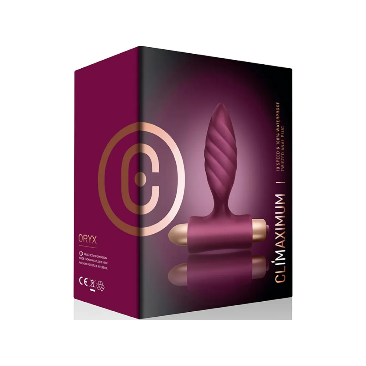 Oryx Twisted Anal Plug von Climaximum | Fesselliebe.de