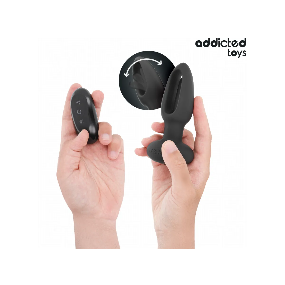 Analplug mit Vibrierender Zunge und mit Fernbedienung von Addicted Toys | Fesselliebe.de