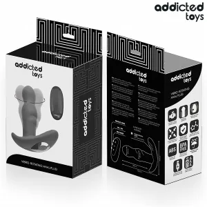 Rotierender Vibrierender Analstecker mit Fernbedienung von Addicted Toys