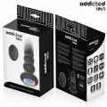 Rotierender Vibrierender Analplug mit Led-Licht und mit Fernbedienung von Addicted Toys