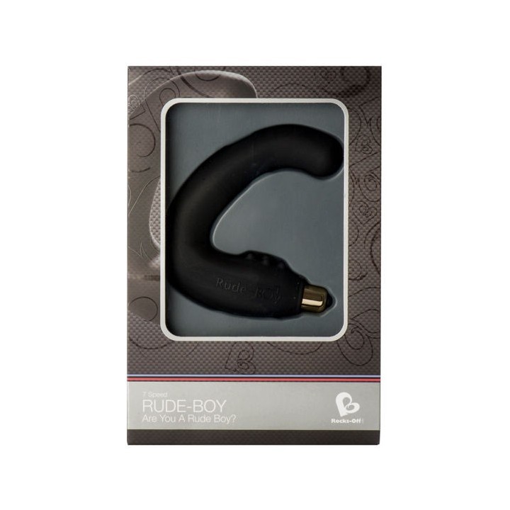 Rude-Boy männliches G-Spot-Massager 7 V Schwarz von Rocks-Off | Fesselliebe.de