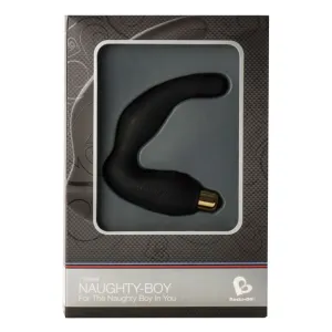 Naughty-Boy männliches G-Spot-Massager 7 V Schwarz von Rocks-Off