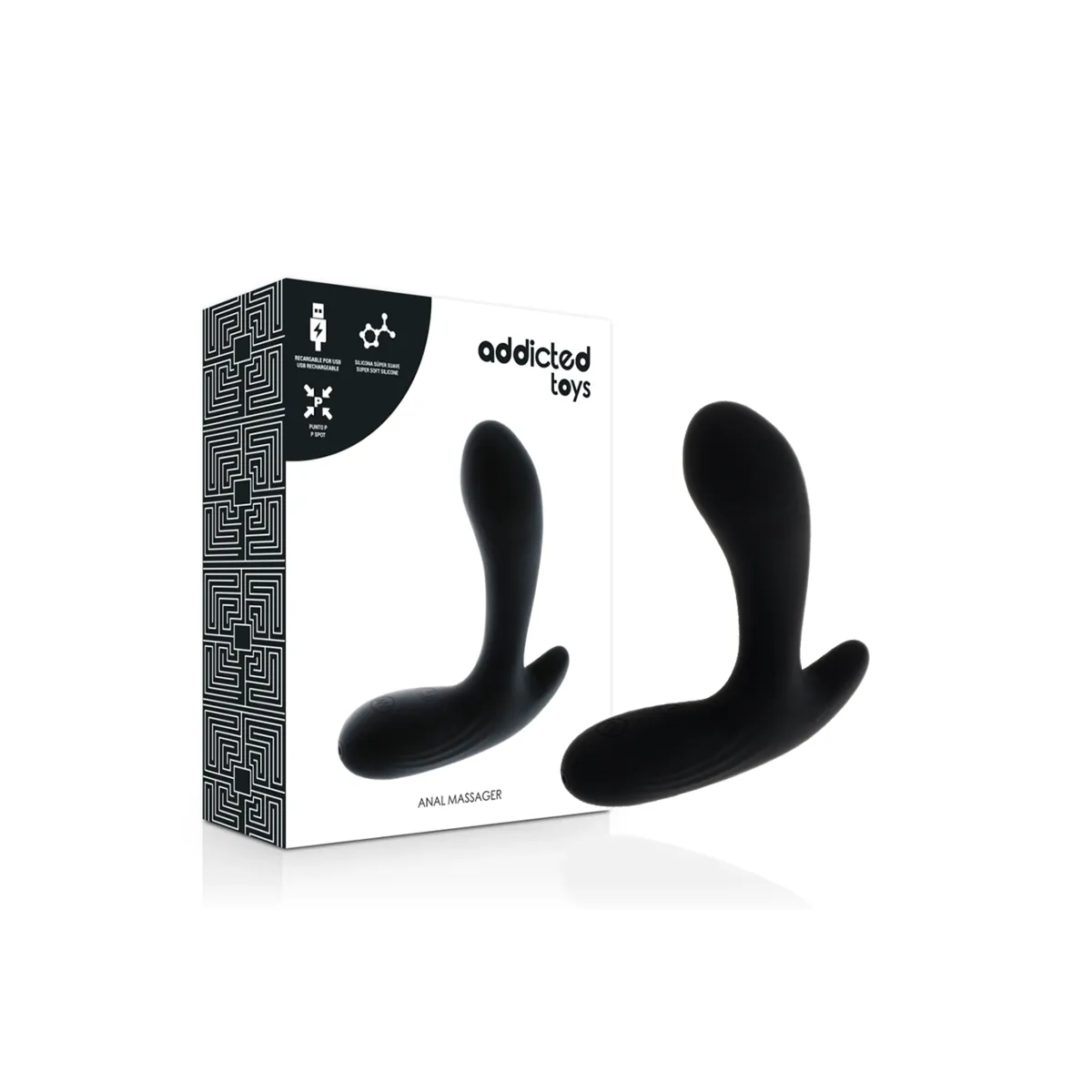 Anal Massager Schwarze Vibration von Addicted Toys | Fesselliebe.de