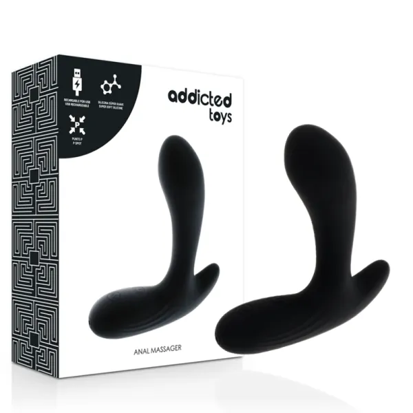 Anal Massager Schwarze Vibration von Addicted Toys | Fesselliebe.de