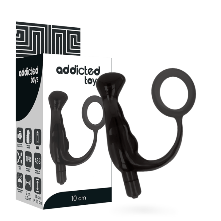 Vibrator Prost Tico Schwarz 10 cm von Addicted Toys | Fesselliebe.de