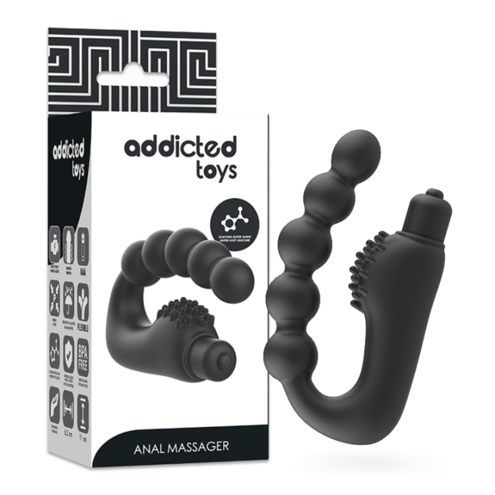 Anal-Massager Prostatik mit Vibration von Addicted Toys | Fesselliebe.de