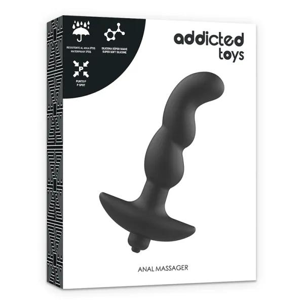 Analmassager mit Schwarzer Vibration, Modell 2 von Addicted Toys | Fesselliebe.de