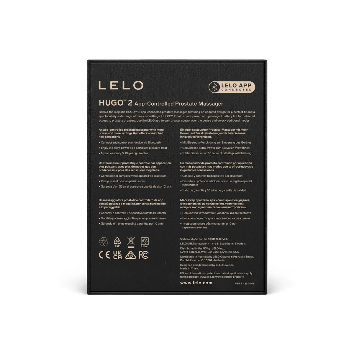 Hugo 2 Grünes Prostatamassager von Lelo | Fesselliebe.de