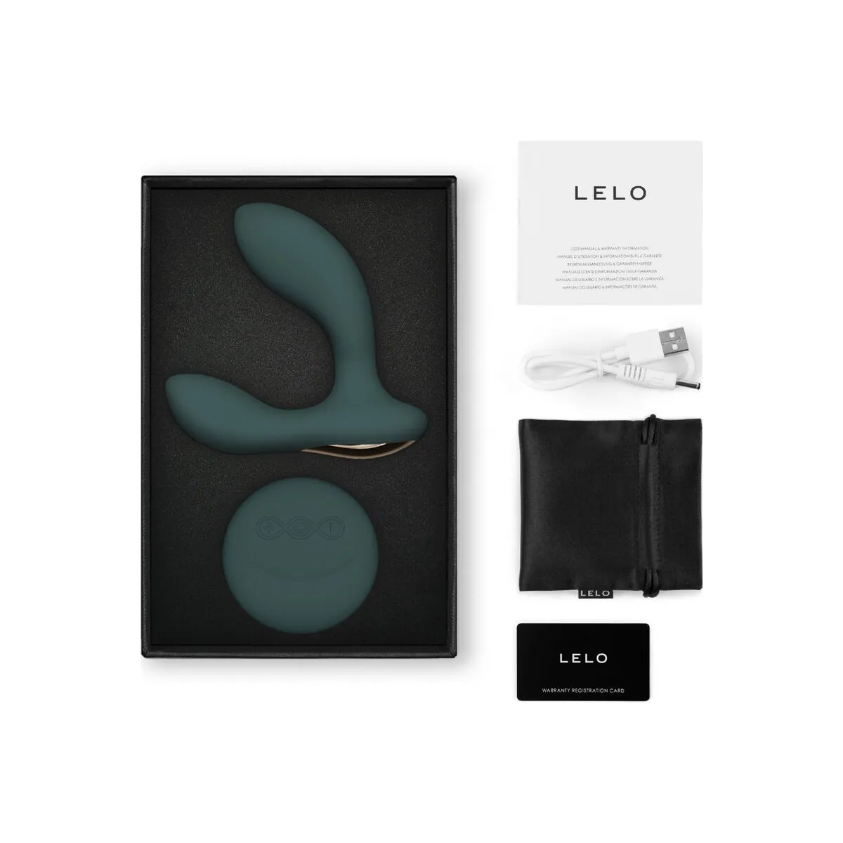 Hugo 2 Grünes Prostatamassager mit Fernbedienung von Lelo | Fesselliebe.de