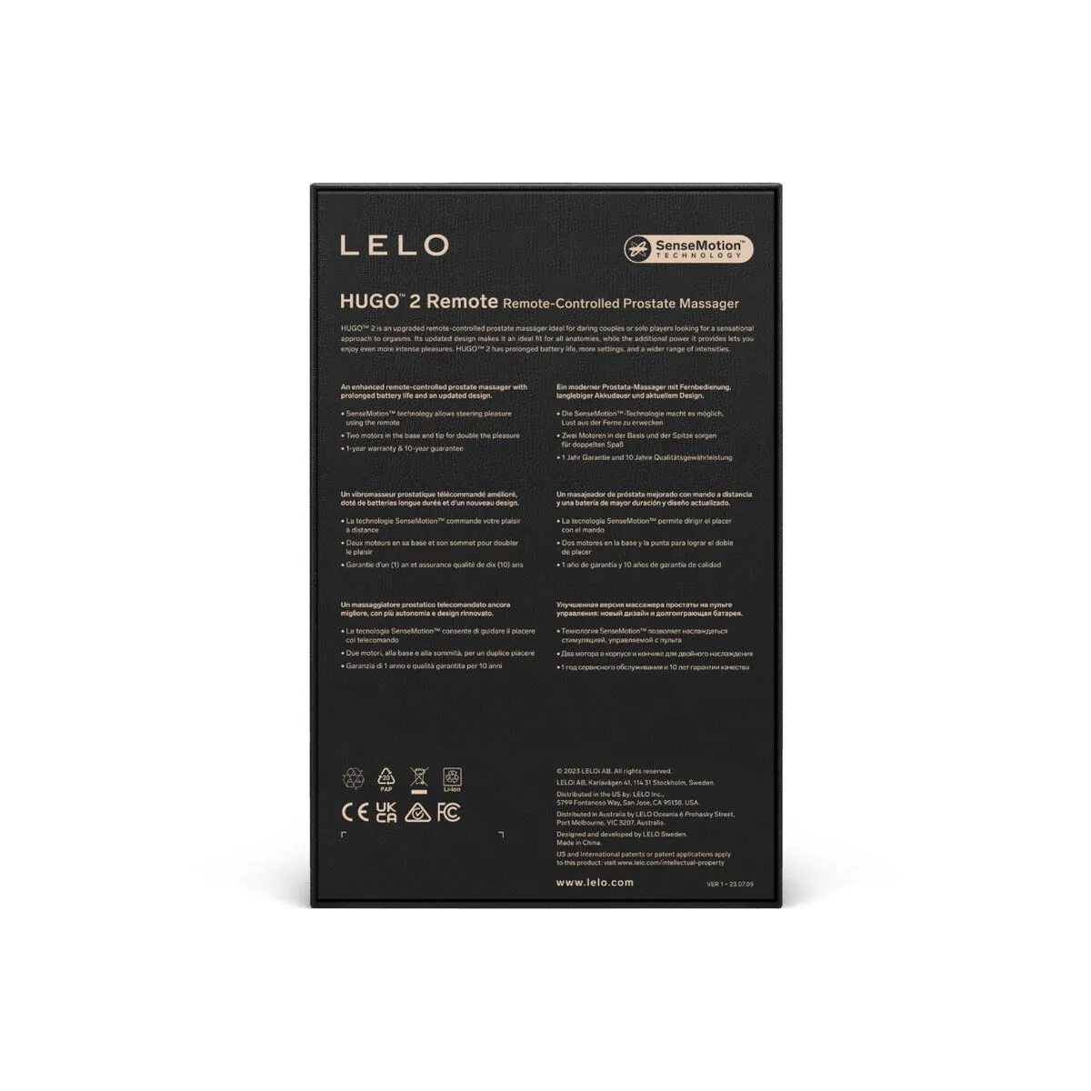 Hugo 2 Grünes Prostatamassager mit Fernbedienung von Lelo | Fesselliebe.de