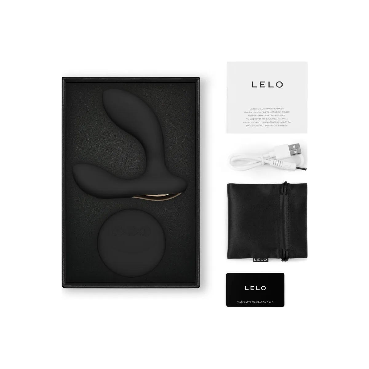 Hugo 2 Prostatamassager mit Fernbedienung Schwarz von Lelo | Fesselliebe.de