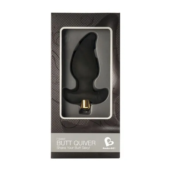 Po-Köcher P-Punkt-Stimulator 7 Geschwindigkeiten Schwarz von Rocks-Off | Fesselliebe.de