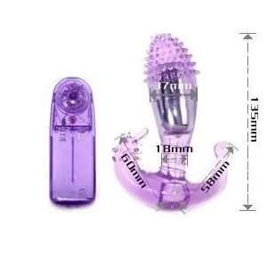 Fliederfarbener Vaginal und Analstimulator mit Vibration von Baile | Fesselliebe.de