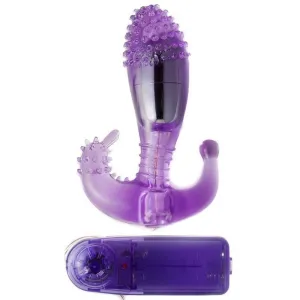 Fliederfarbener Vaginal und Analstimulator mit Vibration von Baile